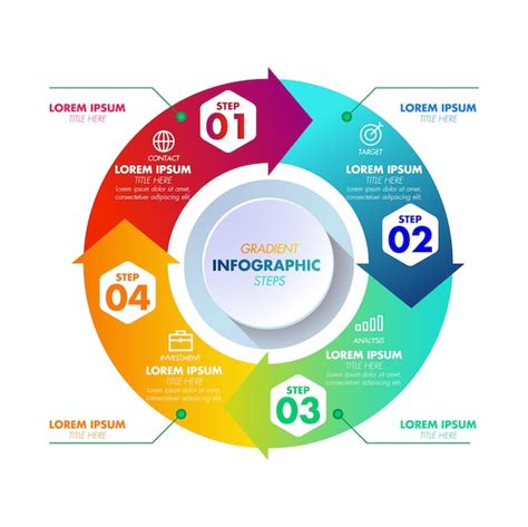 Premium Vector Infographic Template Vector