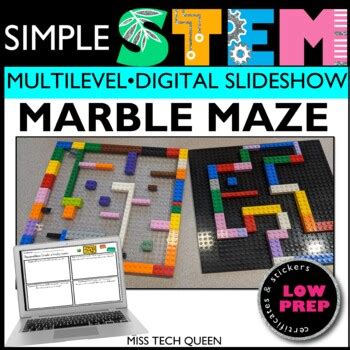 Marble Maze STEM Activity by Miss Tech Queen | TpT