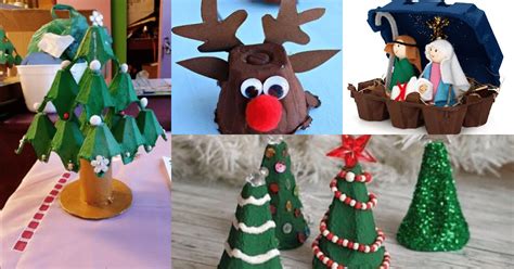 Ideas Originales Para Navidad C Rton De Huevo