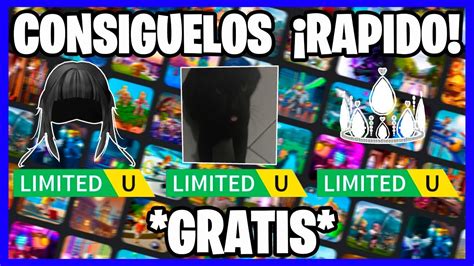 LIMITEDS GRATIS Consigue Estos 3 Objetos Limitados Gratis RAPIDO En