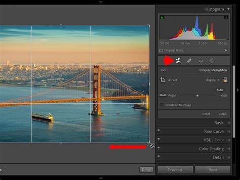 How To Rotate Crop In Lightroom Switching Between Landscape Portrait