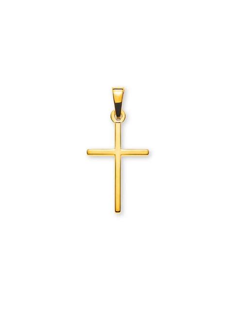 Kreuz Anhänger Gelbgold 18K 750 online kaufen Natsumi Schmuck