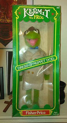 Kermit The Frog Dress Up Muppet Doll Fisher Price