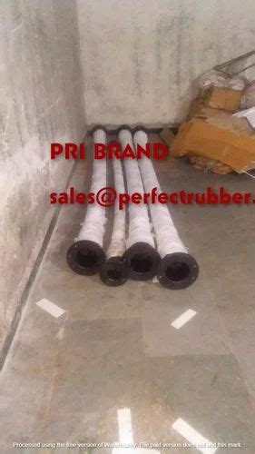 3 INCH X 5 MTR WITH BOTH END FLANGE CEMENT FEEDING RUBBER HOSE At Rs