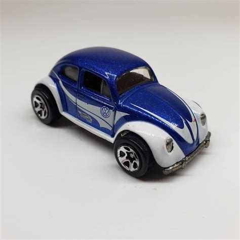 Hot Wheels VW Bug Blue Mystery Cars Volkswagen Beetle Perfect Birthday Gift Miniature
