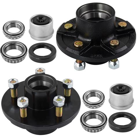 5 On 5 Trailer Axle For 3500lbs Idler Hub 84 Spindles W Seals C3 Ebay