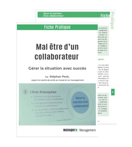 G Rer Le Mal Tre D Un Collaborateur Pdf Fiche T L Charger