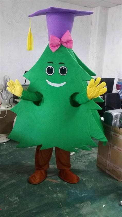 Halloween Christmas Tree Mascot Costume Suits Cosplay Clothing Carnival