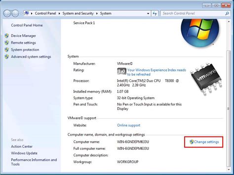 Change Windows 7 Computer Name And Workgroup