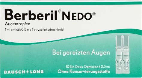 Berberil N Augentropfen Edo St Amazon De Drogerie K Rperpflege