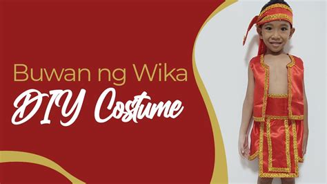 Diy Buwan Ng Wika Costume V2 Youtube