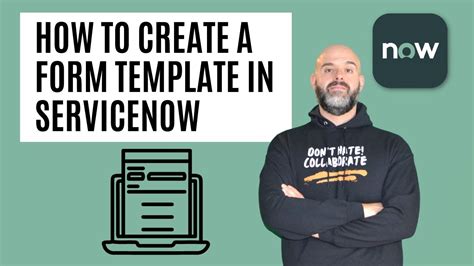 How To Create A Form Template In Servicenow Youtube