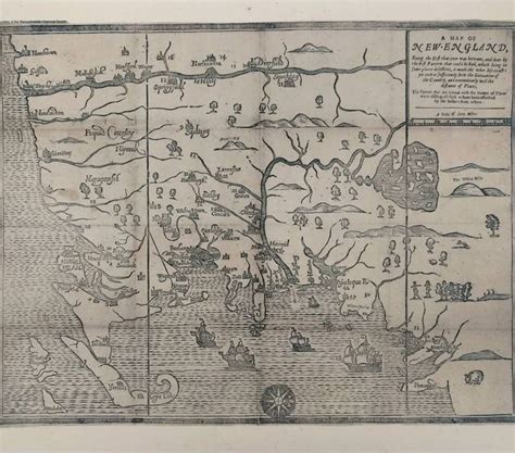 This Map Of New England From 1677 Is One Of The Oldest And Most Interesting Maps Of The Area