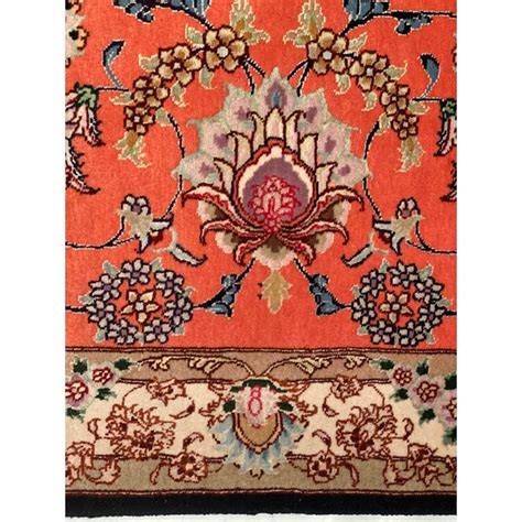 Persian Tabriz Silk And Wool Rug Chairish