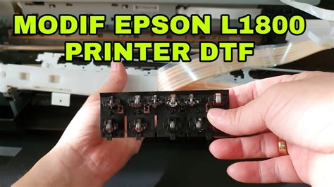 Tutorial Modif Epson L Jadi Printer Dtf Youtube