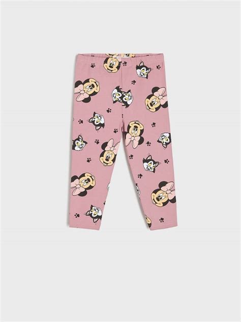 Legginsy Myszka Minnie Kolor Fioletowy Sinsay M X