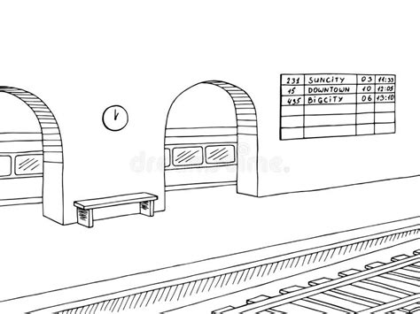 Railway Station Clipart Black And White Apple