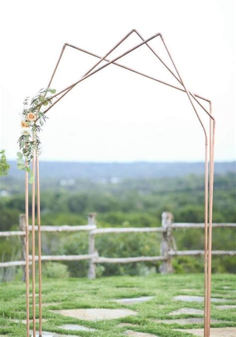 How To Decorate A Copper Wedding Arch Emmaline Bride