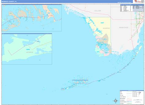 Maps of Monroe County Florida - marketmaps.com