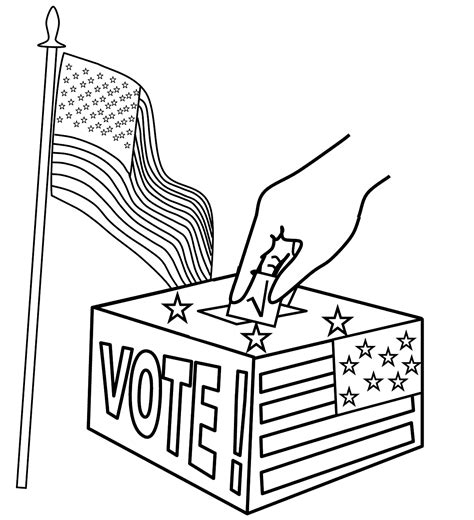 Election Day Coloring Pages Printable For Free Download