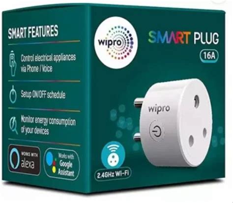 Wipro16A Wi Fi Smart Plug For Large Appliances Geysers Air