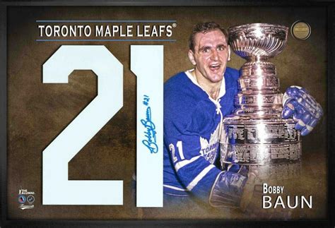 Bobby Baun, the hero of the Maple Leafs 1964 Stanley Cup, has passed away