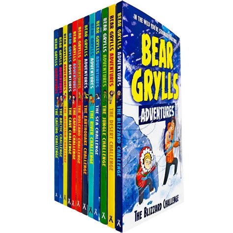 Bear Grylls Adventure 12 Books Ages 9 14 Collection Paperback