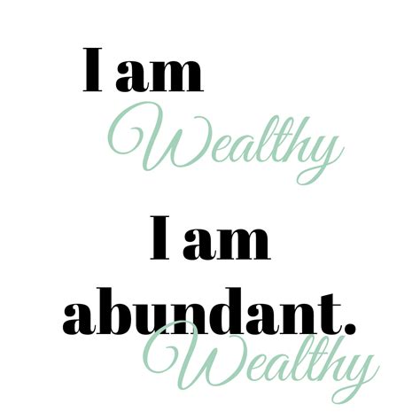 Inspirational I Am Positive Affirmations For Wealth Prosperity