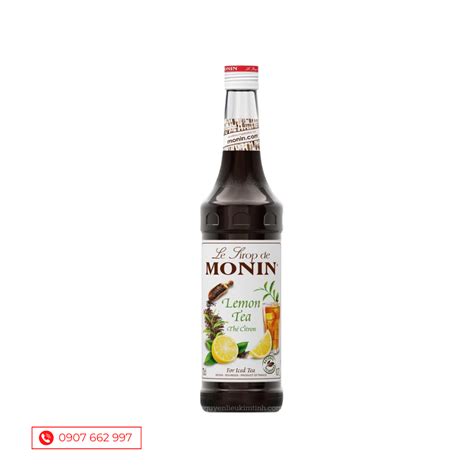 Monin Syrup Lemon Tea Tr Chanh Ml Nguy N Li U Pha Ch Kim Tinh