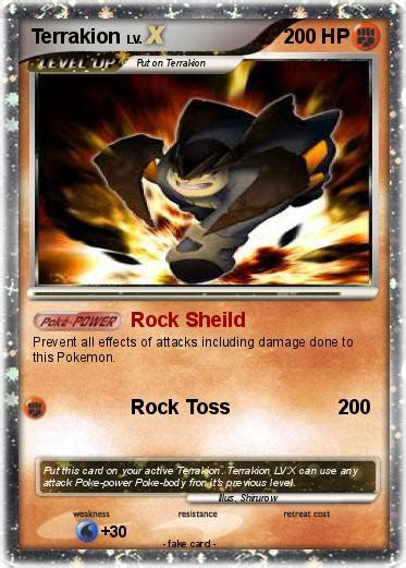 Pokémon Terrakion 194 194 - Rock Sheild - My Pokemon Card