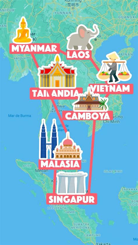 Ruta Para Viajar Por El Sudeste Asi Tico Presupuesto Artofit