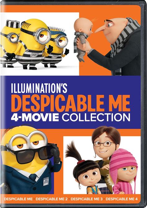 Amazon.com: Illumination's Despicable Me 4-Movie Collection [DVD] : Steve Carell, Jason Segel ...