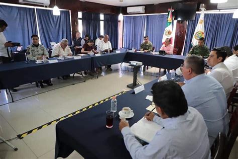 Cuitl Huac Encabeza La Mesa De Seguridad En Coatzacoalcos Y Recorre