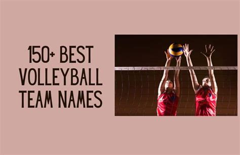 150 Volleyball Team Names Best And Unique Kids N Clicks