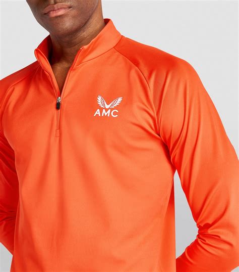 Mens Castore Orange X Andy Murray Amc Technical Zip Up Jersey Harrods Uk