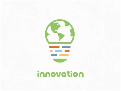 Innovation Logo Simple | Logo design creative, Innovative logo, Logo branding identity