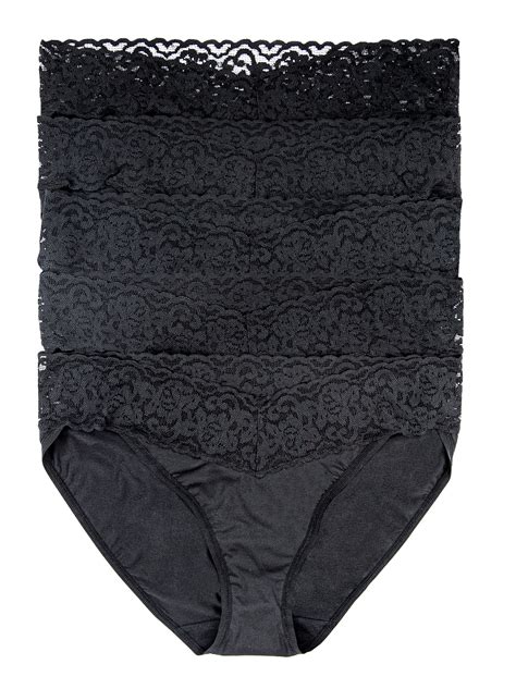 Felina Stretchy Lace Trimmed Bikini Underwear Sexy Underwear For Women Bikini Panties