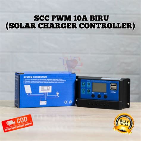 Jual Panel Surya Solar Charge Charger Controller Scc Pwm Lcd Led