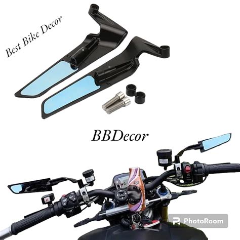 STEALTH Naked Mount Winglet Mirror Set By Rizoma Daraz Bd