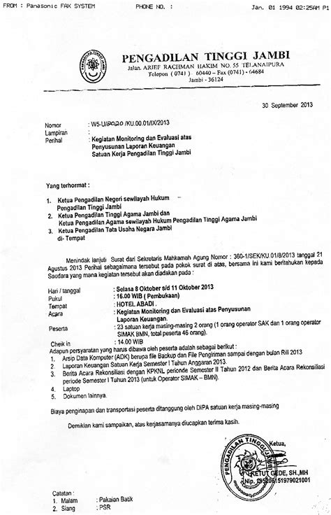 Contoh Surat Ralat Kegiatan 42 Koleksi Gambar