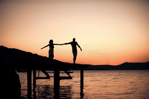 Couple On Dock Stock Image Image Of Adult Length 070522s0087 3470621