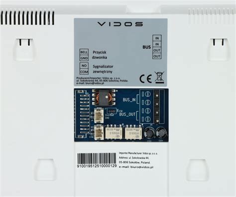 INDOOR PANEL M200W-X VIDOS 2IP - 2IP Video Doorphones - Delta