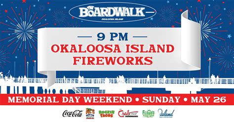 The Boardwalk Okaloosa Island Memorial Day Weekend Fireworks Show - Discover850