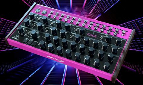 test behringer edge semi modularer percussion synthesizer amazonade