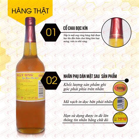 Mật ong hoa rừng loại đặc biệt loại 1000g (Chai thủy tinh) MO002