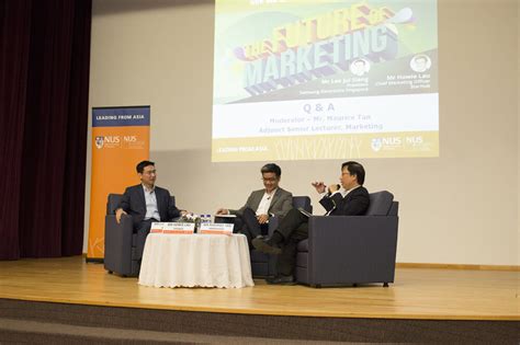 Leadership Dialogue Series On The Future Of Marketing NUS BizBeat