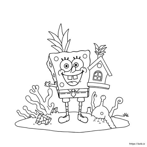 Desenhos Bob Esponja Colorir - 9
