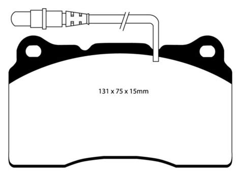 EBC B06 Kit de Freins Avant Revêtements Essuie Glace pour Peugeot 607