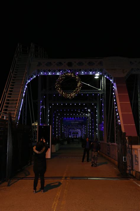 Light Up The Night: It's the Purple People Bridge Christmas Walk! - The