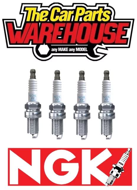 FOUR X4 GENUINE NGK SPARK PLUGS NGK 3172 BUR6ET VW AUDI VAG GOLF